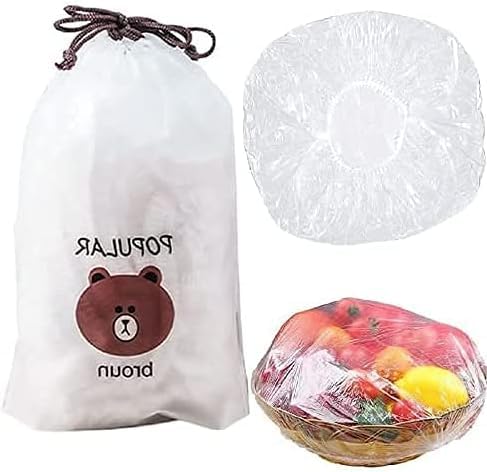 Fresh Keeping Bags, Plastic Sealing Bags Food Cover, Universal Kitchen Wrap Seal Fresh Keeping Caps Fresh Keeping Bags Covers,Plastic Stretchable