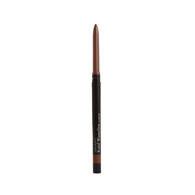 VASANTI Kajal Waterline Eyeliner Pencil (Hazel Brown) - Long Lasting, Blendable, Safe for Sensitive Eyes, Waterline Eye Liner - Water Resisitant &