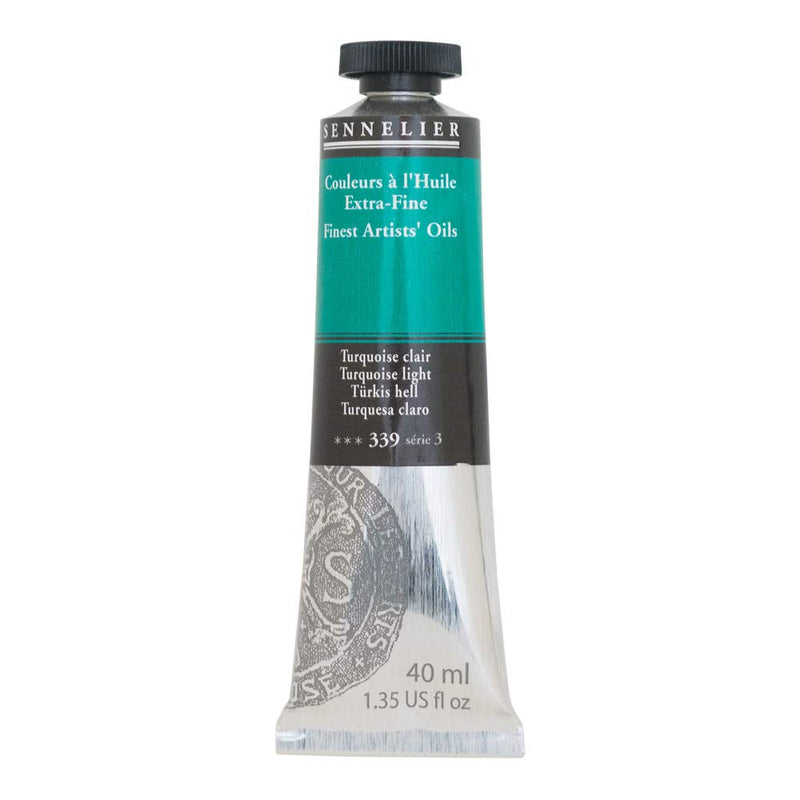 Sennelier Artists Color Oil Paint, 1.35 Fl Oz (Pack of 1), Turquoise Light S3