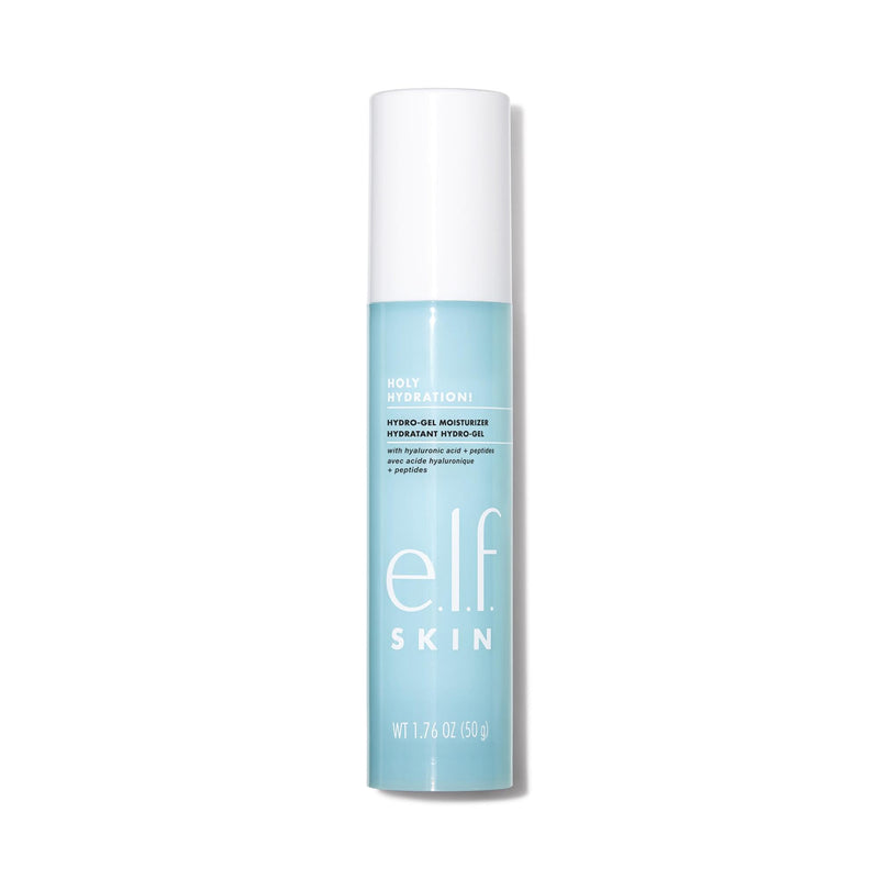 E.L.F. Holy Hydration! Hydro-Gel Moisturizer, Hydrates & Moisturizes Skin for a Plumped up Complexion, Lightweight & Quick-Absorbing, White, 1.76 Oz