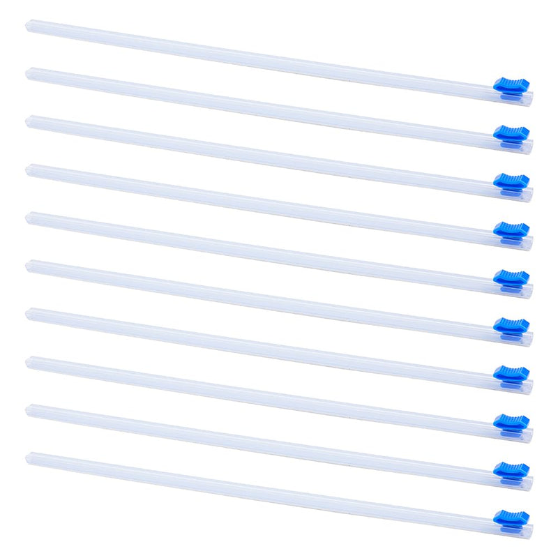 DICOSMETIC 10Pcs Plastic Slider Cutter 12 Reusable Cling Film Slide Cutter Self-Adhesive Slide Cutter Replacement Food Wrap Cutter Wrap Dispenser