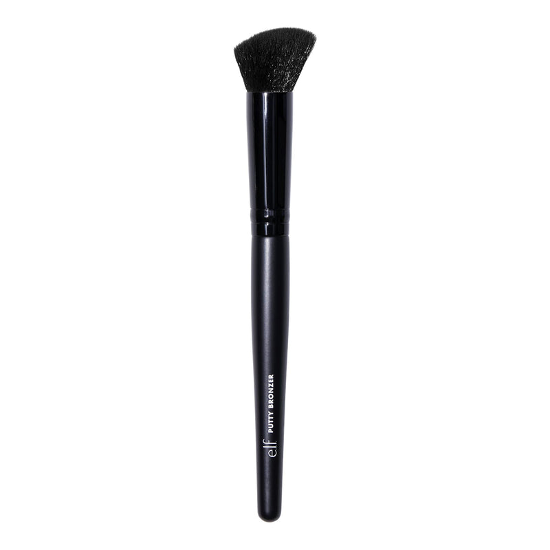 E.L.F. Putty Bronzer Brush, Angled Makeup Brush for Contour & Highlight, Made for the E.L.F. Putty Bronzer, Flawless Sanitary Application