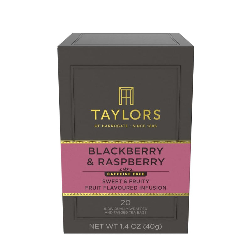 Taylors of Harrogate Blackberry & Raspberry Herbal Tea, 20 Teabags