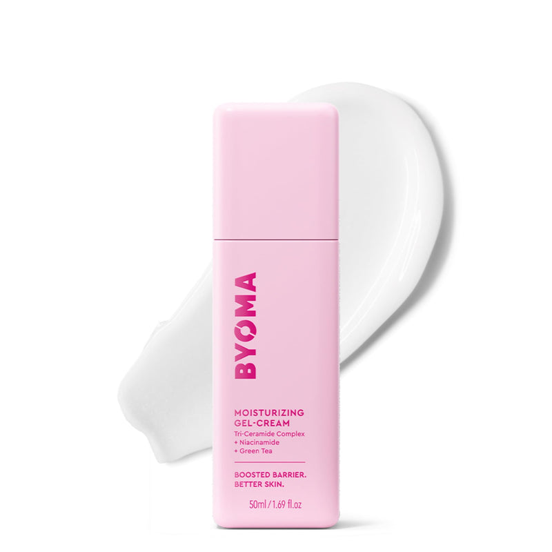 BYOMA Moisturizing Gel Cream - Barrier Repair Cream/Gel Face Lotion with Niacinamide and Green Tea - Ceramide Face Moisturizer for Dry Skin -