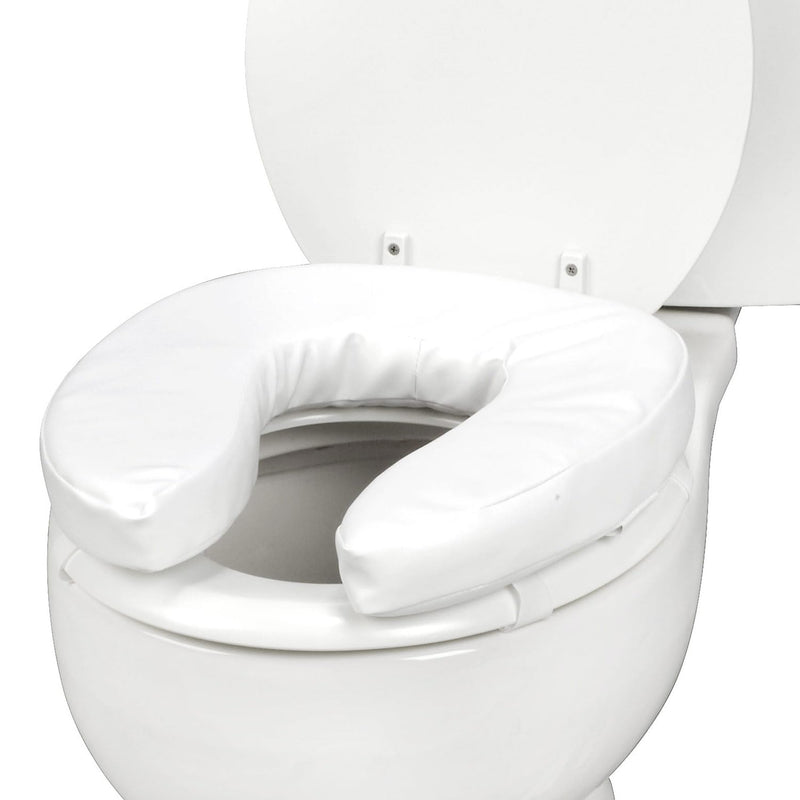 DMI Raised Toilet Seat Cushion Seat Cushion and Seat Cover to Add Extra Padding to the Toilet Seat While Relieving Pressure, Tear Resistant, FSA &