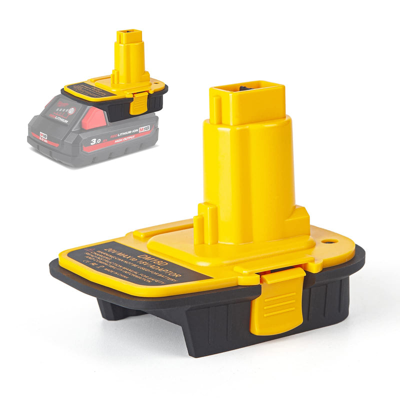 DM18D Converter for Dewalt 18V to 20V Battery Adapter,For Milwaukee M18 18V Batteries Adapter, Convert to Dc9096,Fit for Dewalt 18V XRP Ni-Cad