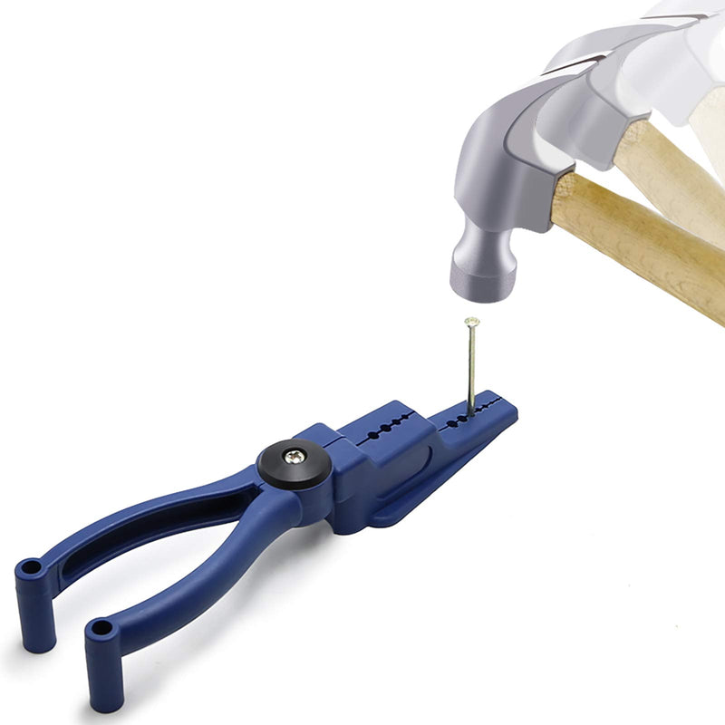 Plastic Pliers, Home Tool Auxiliary Pliers, Jelanry Secure Nails Anti-Smashing Finger Joint Pliers for More Safety for Hammering Nails Easy to