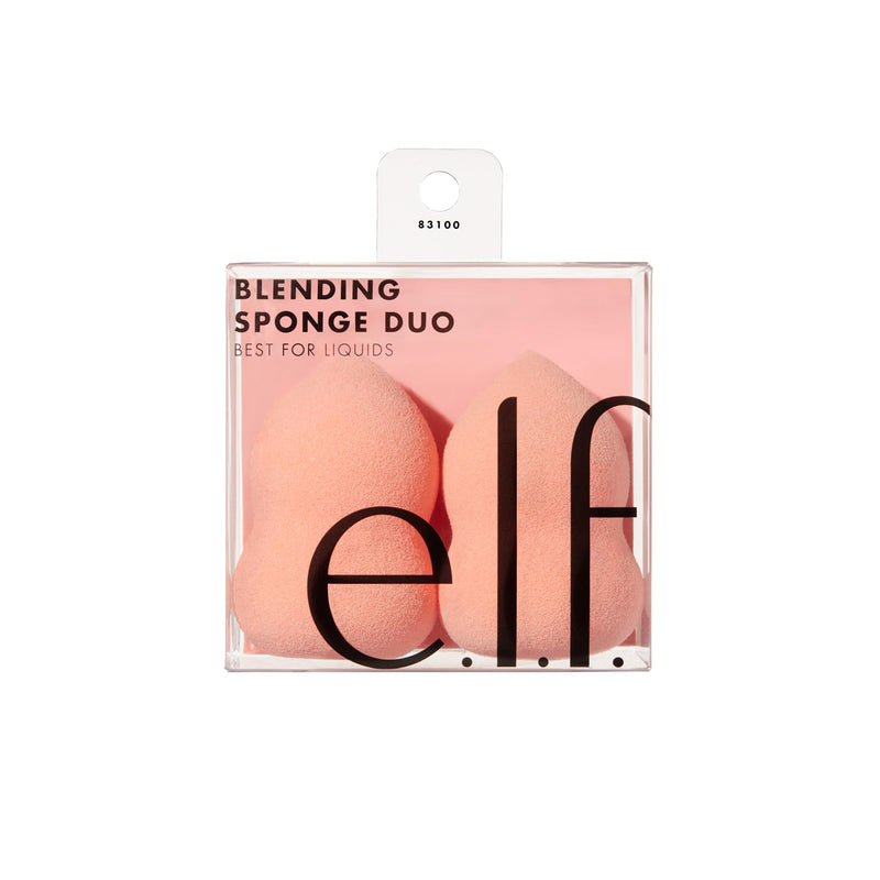 E.L.F. Blending Sponge Duo, Multi-Sided Makeup Sponges for Easy Blending of Concealer, Foundation, Contour & More, Vegan & Cruelty-Free