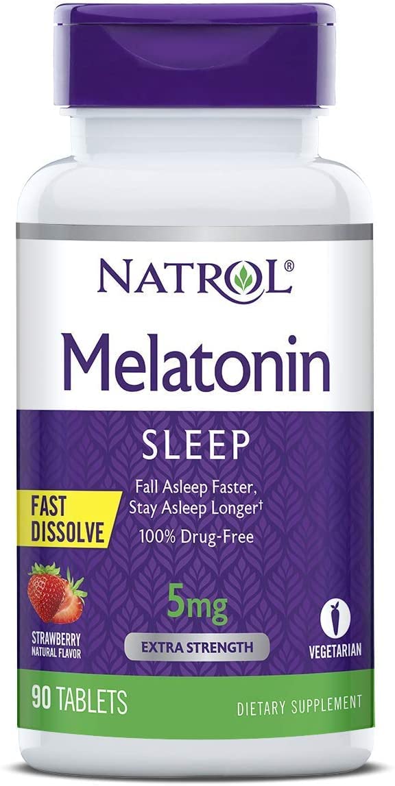 Natrol Melatonin 5 Mg Fast Dissolve Sleep Support Tablet - 90 per Pack - 2