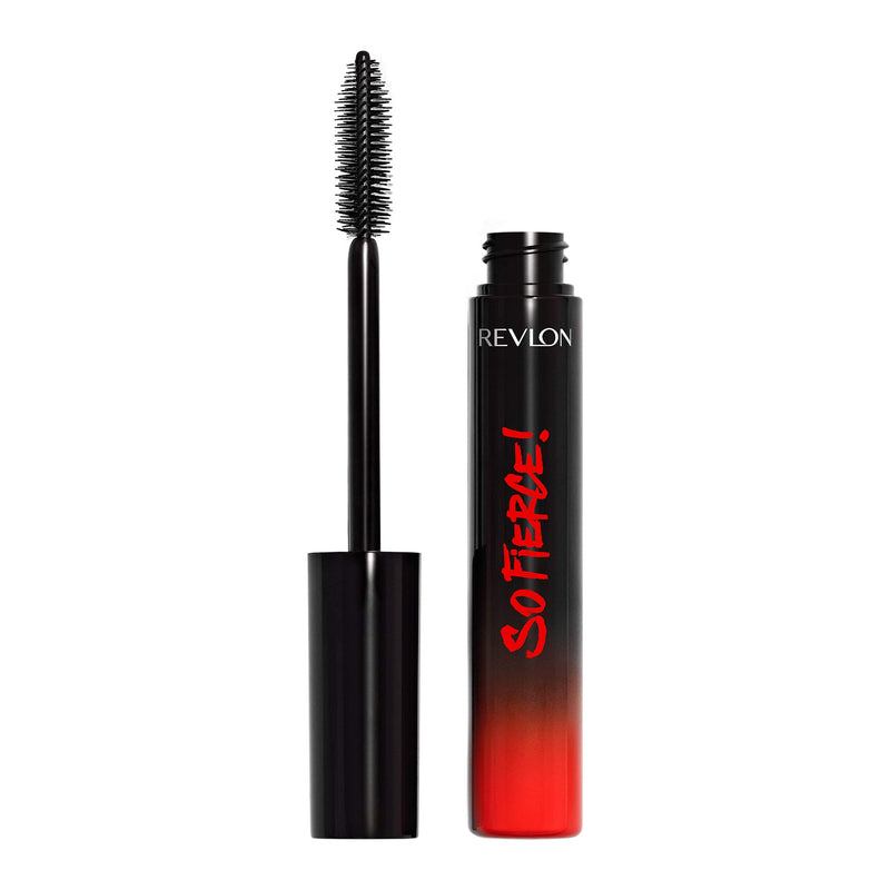 Revlon Mascara, so Fierce Eye Makeup, Lasts up to 24 Hours, No Clump, Smudge-Proof, Flake-Free, 701 Blackest Black, 0.25 Fl Oz