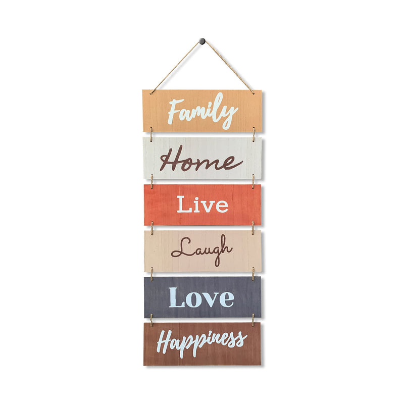 Hanging Wall Décor Sign - Welcome Vertical Wall Art Decorations, Rustic Home Accessories for Living Room, Bedroom, Family, Dining, and Kitchen,