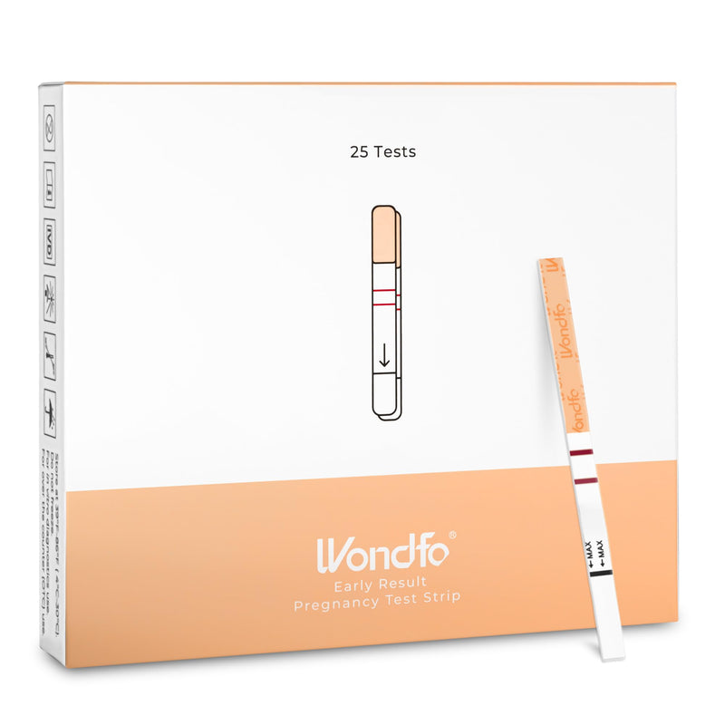 Wondfo Early Result Pregnancy Test Strips - Get Results 6 Days Sooner than Missed Period-Sensitive and Accurate HCG Testing Kit at 10 Miu/Ml