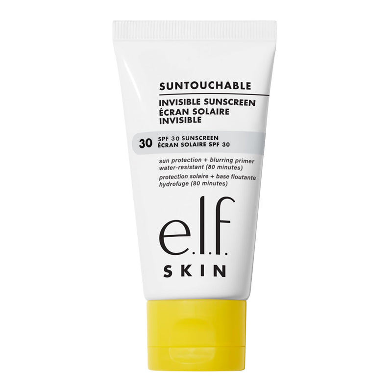E.L.F. SKIN Suntouchable Invisible SPF 35, Lightweight, Gel-Based Sunscreen for a Smooth Complexion, Doubles as a Makeup Primer, Vegan &