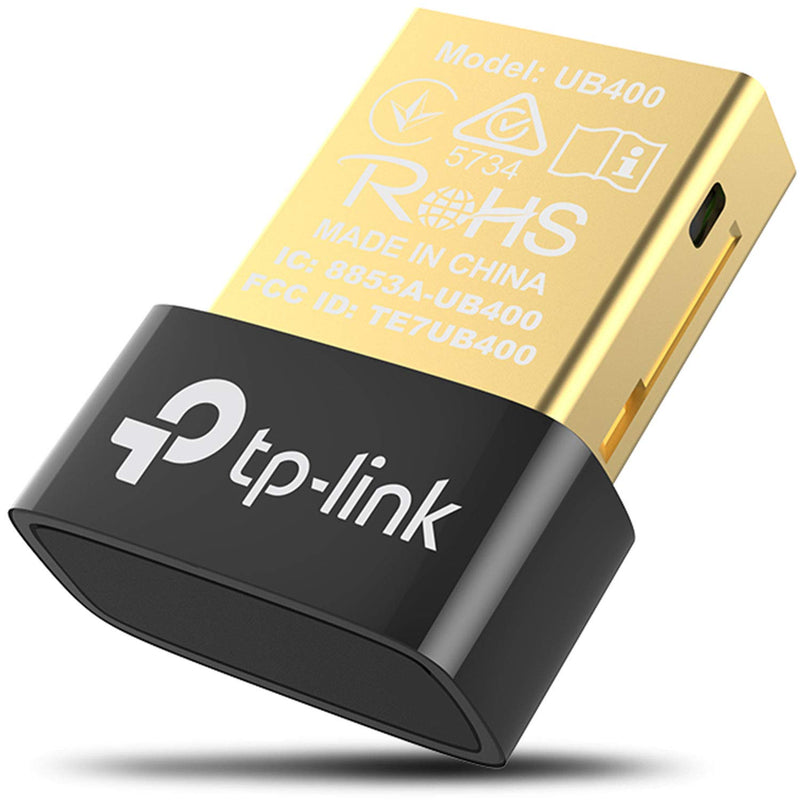 Tp-Link USB Bluetooth Adapter for PC, Bluetooth 4.0 Dongle Receiver, Plug & Play, Nano Size, EDR & A2DP Technology, Supports Windows