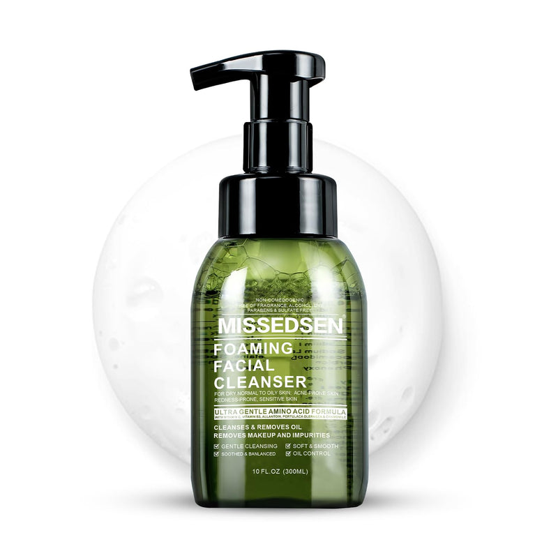 Hydrating Foam Cleanser | Makeup Remover & Gentle Face Wash for Normal to Dry, Sensitive Skin | No Fragrance, Non-Comedogenic, No Oil, No Soap
