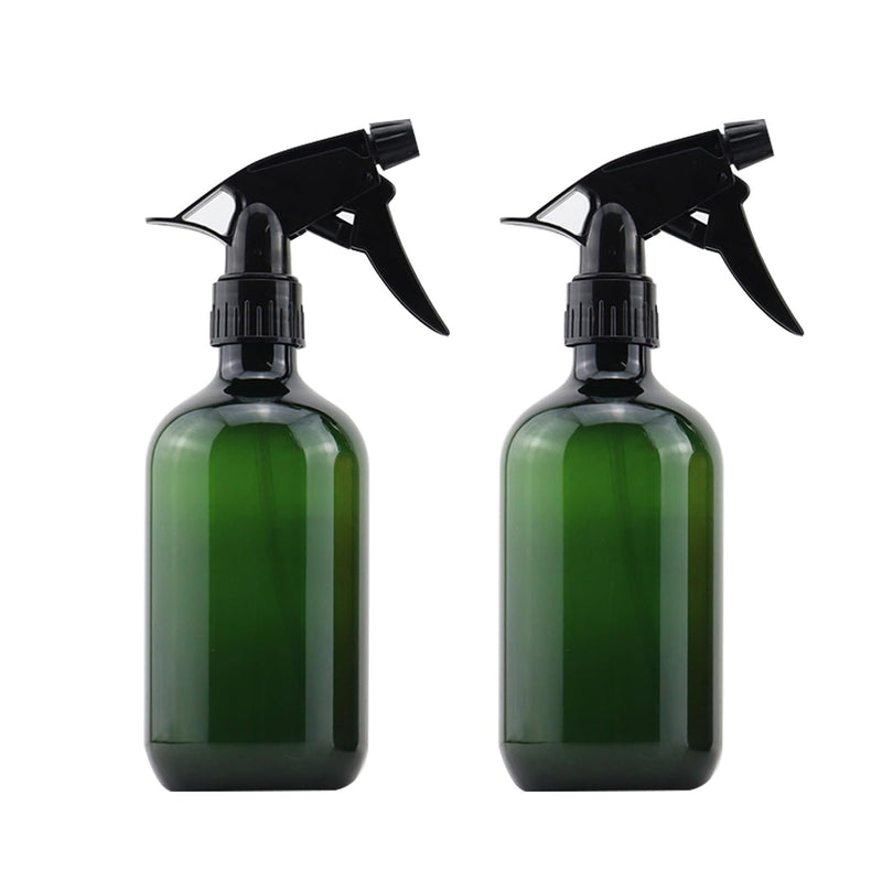 Plastic Spray Bottles 17OZ Empty Spray Bottle 2PCS Refillable Water Squirt Bottles Leakproof Water Spray Bottles for Cleaning Solution Alcohol