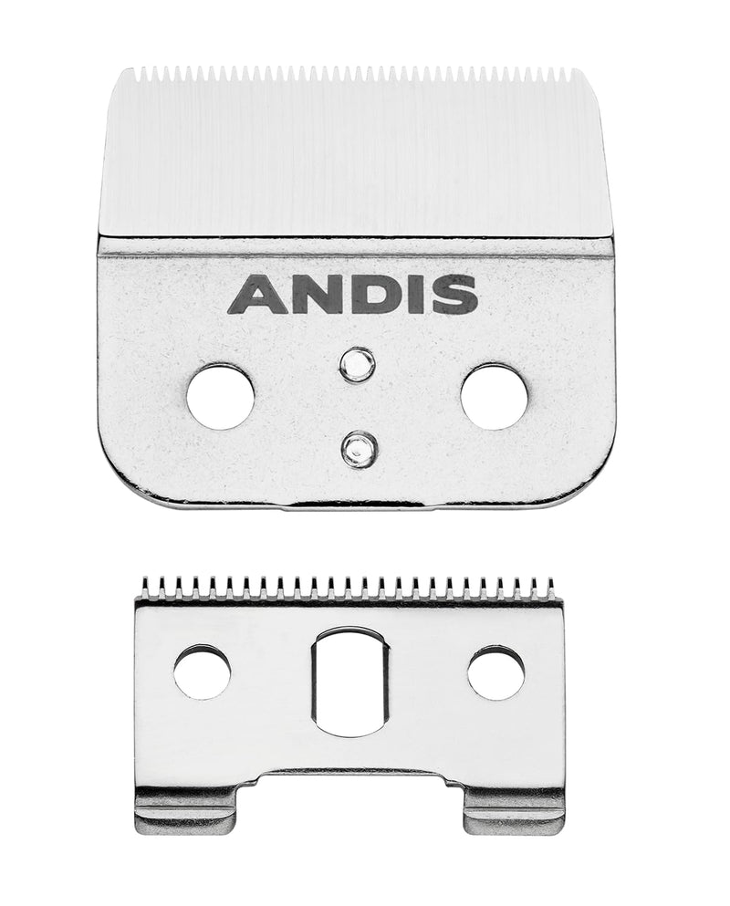 Andis 04604 Outliner II Trimmer Replacement Blade â Made of Stainless and Carbon Steel, Close-Cutting Square Blade, Deep Tooth Blade for Crisp