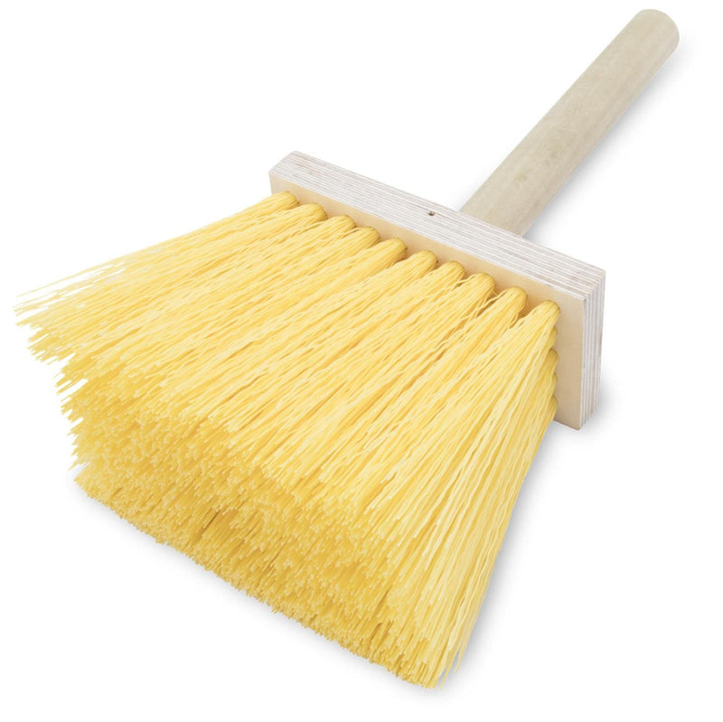 MARSHALLTOWN Plastic Bristle Stucco Dash Brush, 5-1/2 Inch Bristles, 8 Inch Hardwood Handle, Easily Create Texture on Stucco, Made in the USA, 6556