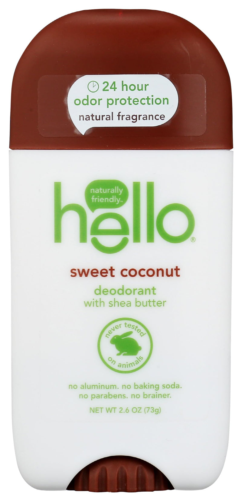 HELLO Sweet Coconut Deodorant, 2.6 OZ