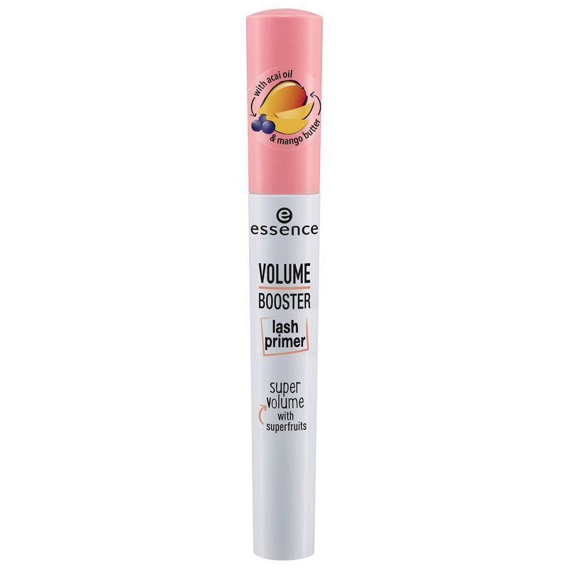 Essence | Volume Booster Lash Primer Mascara | Infused with Mango Butter and Acai Oil for Nurtured Lashes | Conditioning Mascara Primer | White |