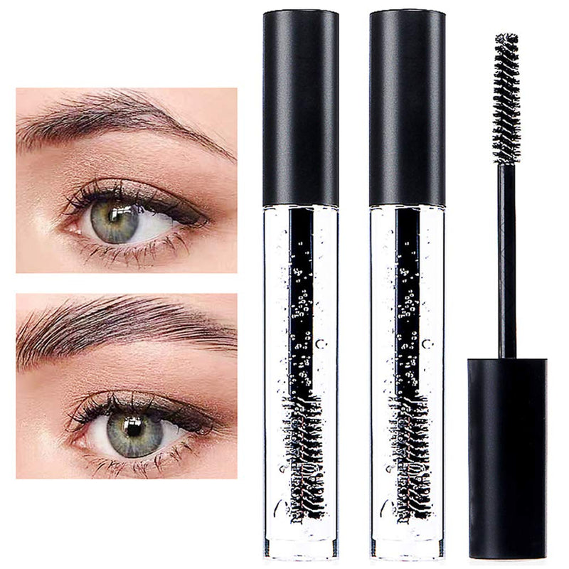 DAGEDA Clear Eyebrow Setting Gel, 2 Pack Brow Fix Gel, Waterproof and Sweat-Proof Eyebrow Repair Liquid Brows Styling Beauty Salon Home Use