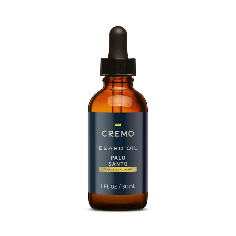 Cremo Beard Oil, Palo Santo (Reserve Collection), 1 Fl Oz - Restore Natural Moisture and Soften Your Beard to Help Relieve Beard Itch
