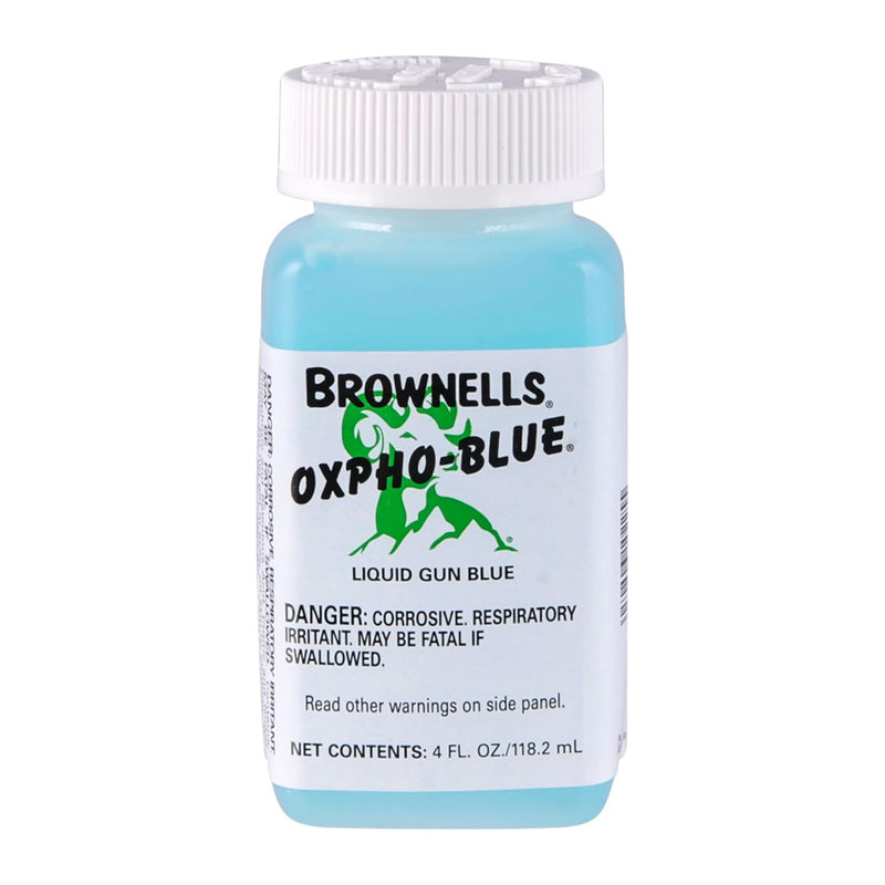 Brownells Oxpho-Blue Liquid Gun Blue, Cold Bluing Solution, Gunsmithing Tools Maintenance Cleaning Supplies, Professional Grade, 4 Fl Oz. (118.2 Ml)