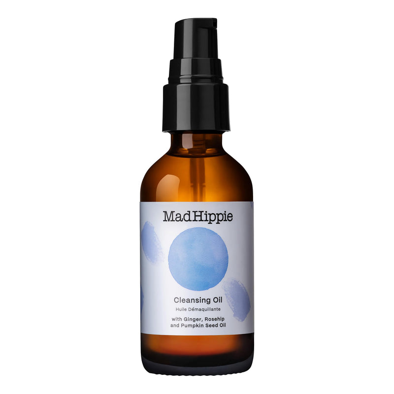 Mad Hippie Cleansing Oil for Face - Deep Cleansing Facial Cleanser & Makeup Remover for Dry, Sensitive, Acne-Prone Skin with Vitamin C-Rich