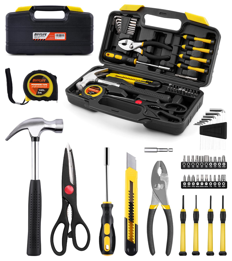 40-Piece Tool Set - General Household Hand Tool Kit with Plastic Toolbox Storage Case… 40 Piece