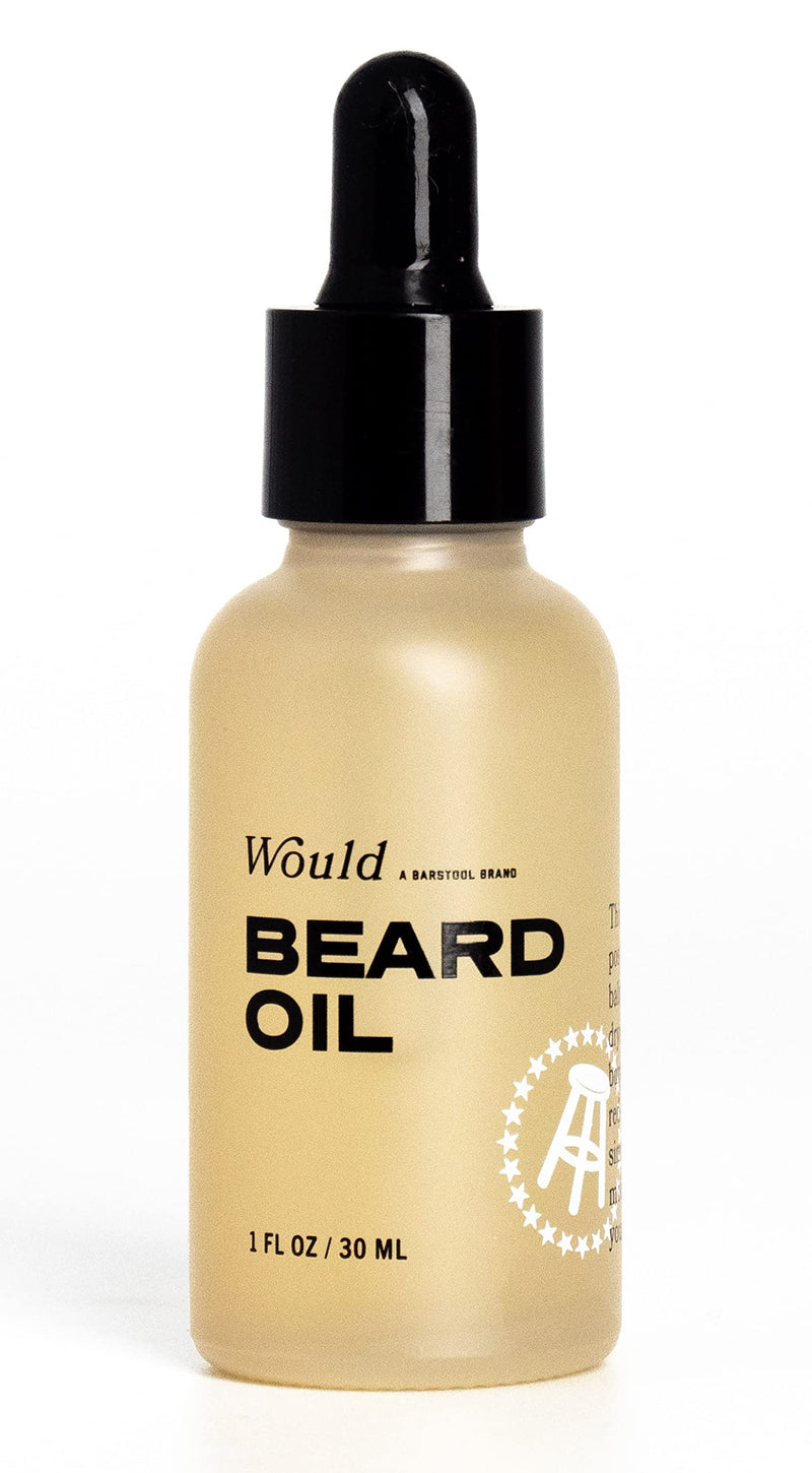 Would Barstool Sports Brand Unscented Beard Oil for Men, 1 Fl. Oz., Moisturizing and Conditioning Softener, Nourishes and Protects Dry, Sensitive
