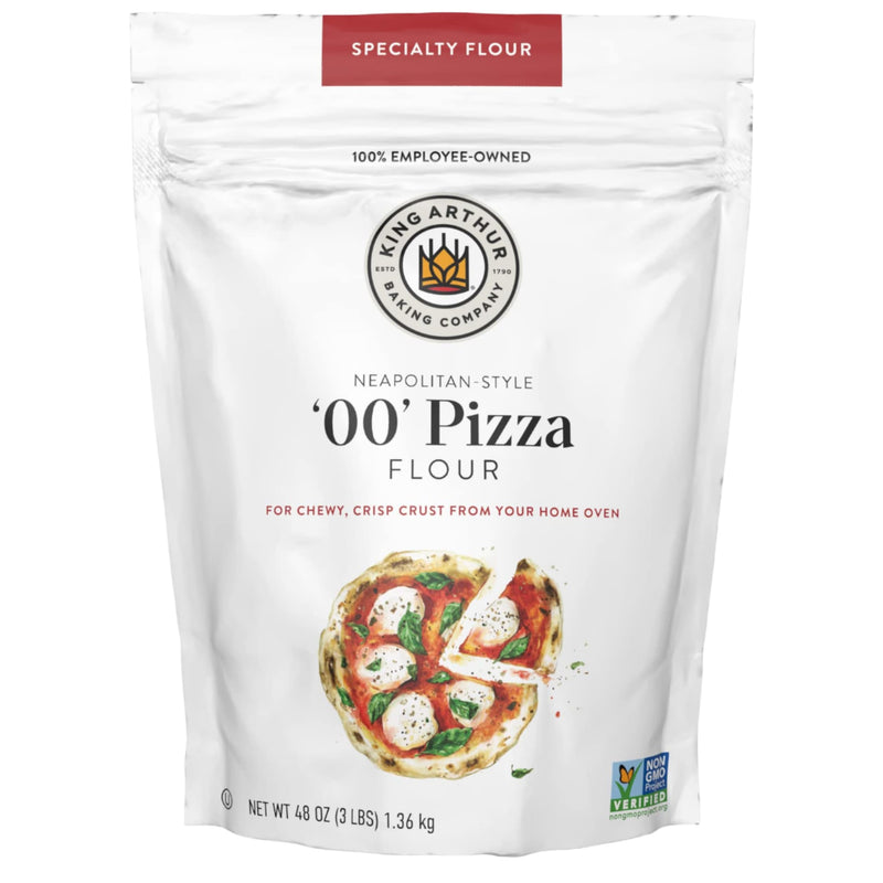 King Arthur 00 Pizza Flour: Premium Non-Gmo American Wheat for Perfect Neapolitan-Style Crust - Finely Milled for Authentic Italian Pizza at Home