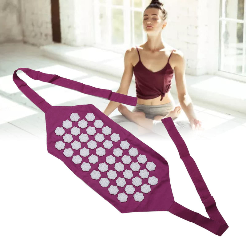 Acupressure Mat Acupressure Belt Relaxation Stress Relief Cotton Fabric Abs Flower Shaped Acupressure Massage Mat, Back Pain Relief, Better,