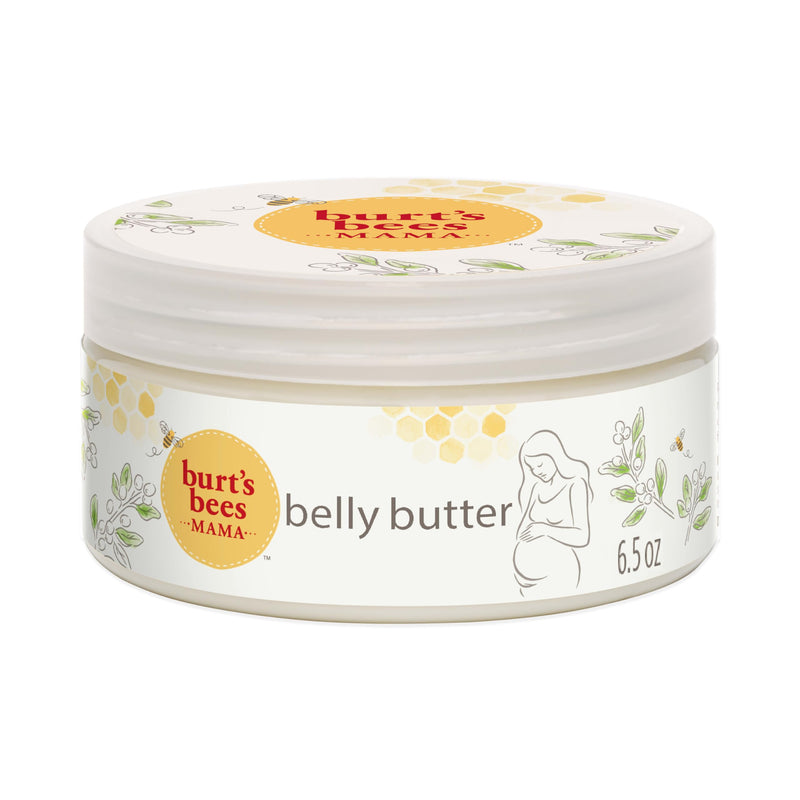 Burt'S Bees Mama Belly Butter Stretch Mark Cream for Pregnancy Massages Body & Reduces Scar Appearance, Prenatal & Postnatal Tummy Skin Care, Shea