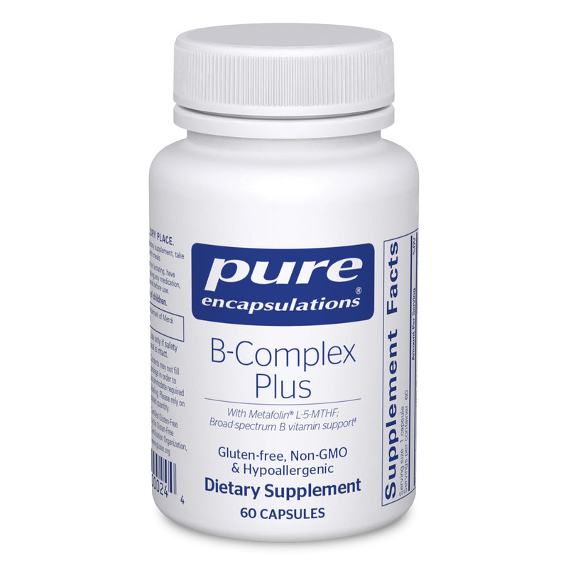 Pure Encapsulations B-Complex plus - B Vitamins Supplement to Support Neurological Health, Cardiovascular Health, Energy Levels & Nervous System