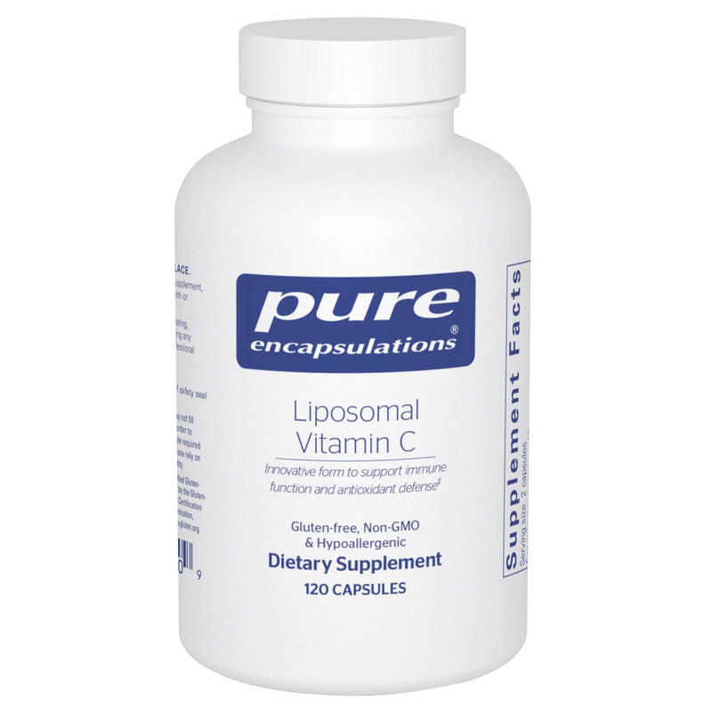 Pure Encapsulations Liposomal Vitamin C - Immune Support Supplement* - Antioxidant Nourishment - Daily Vitamin - Non-Gmo & Gluten Free - 120 Capsules