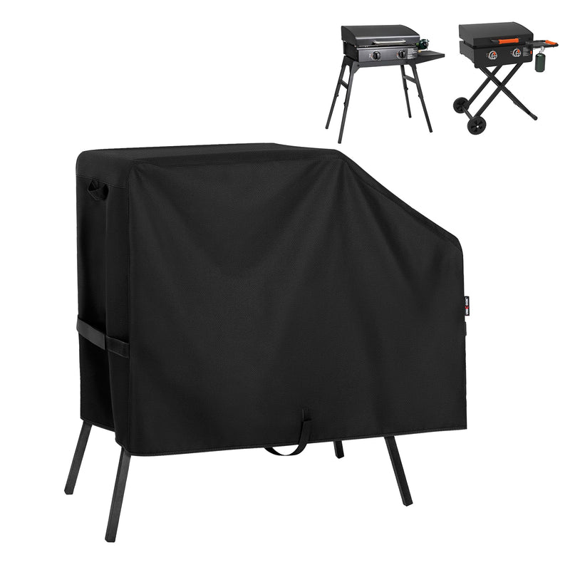 Unicook Griddle Cover for Blackstone 22 Inch and 17 Inch Griddle with Hood and Stand, Heavy Duty Waterproof Outdoor BBQ Grill Cover with Sealed