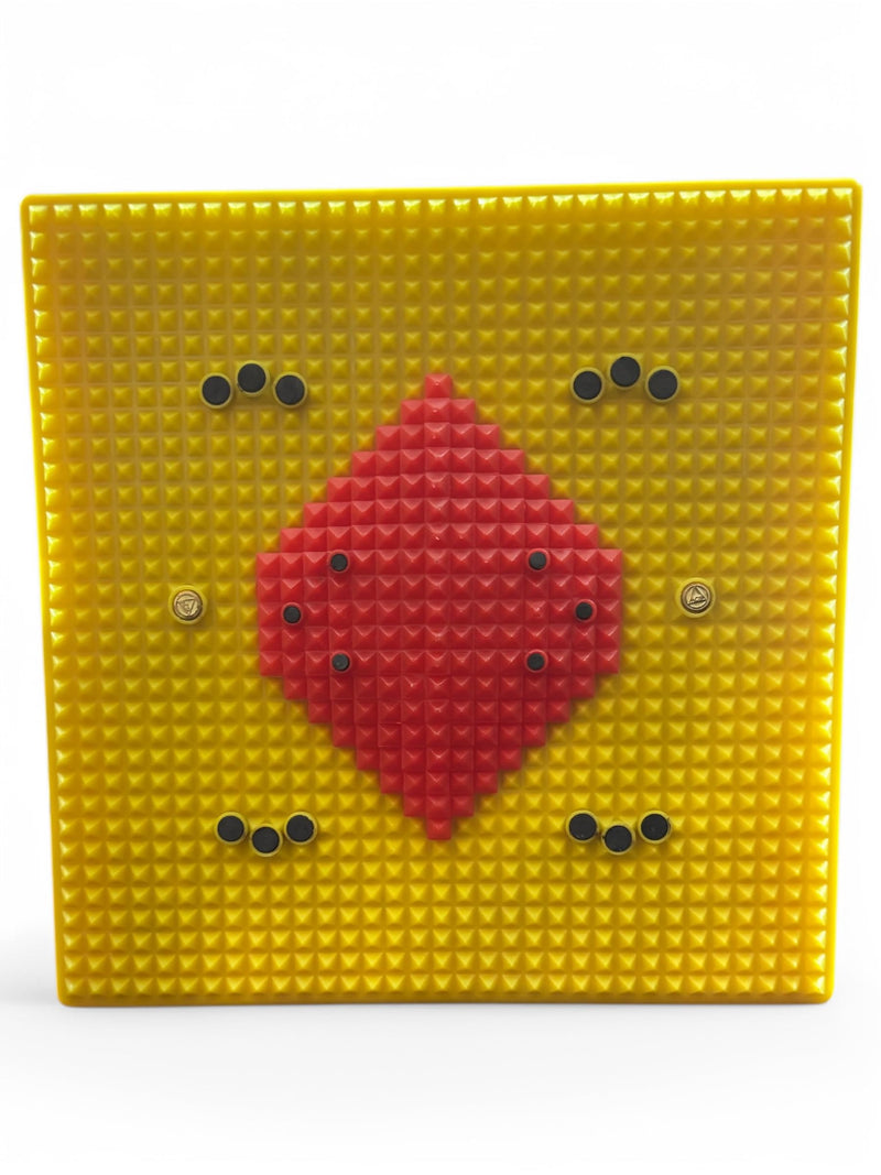 Acupressure Mat with Magnets, Reflexology Foot Massage Mat, Copper Pyramid Power for Pain Relief