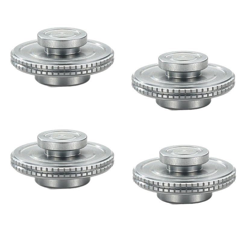 CAMPINGMOON 4Pcs Cap for Camping Gas Fuel Canister with EN417 Lindal Valve M-108-4P