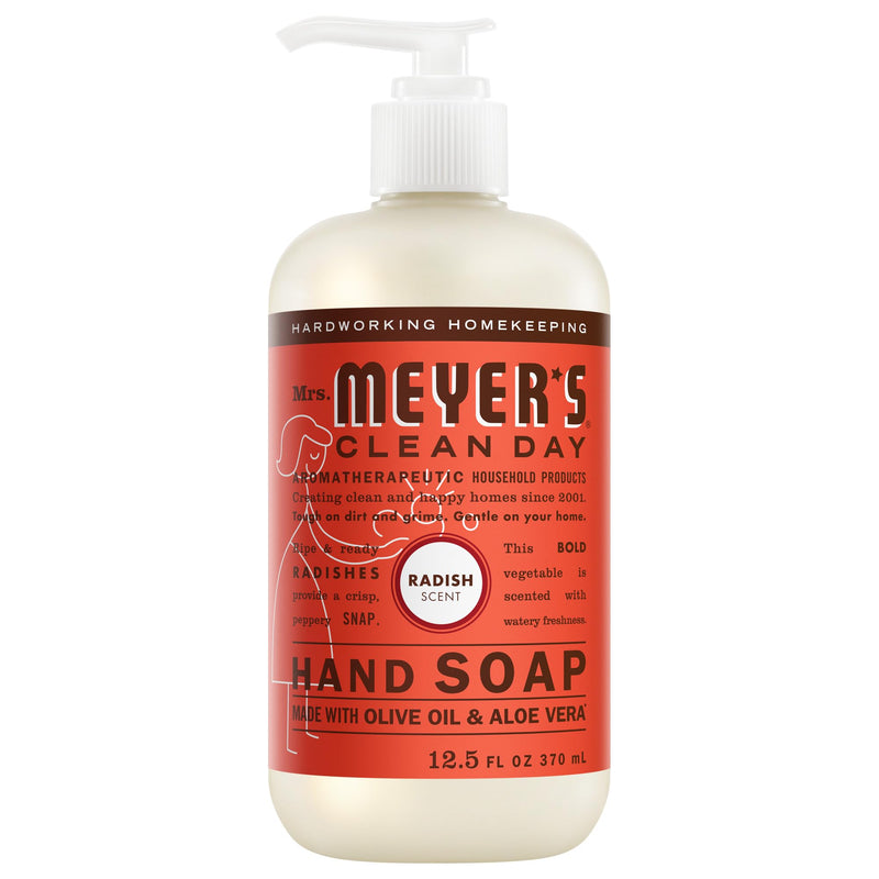 MRS. MEYER'S CLEAN DAY Soap Hand Liquid Radish, 12.5 Fl Oz