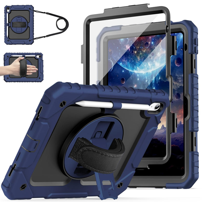 Cantis Case for Ipad 11-Inch (A16) 2025/ Ipad 10Th Generation 2022 (10.9 Inch) with Screen Protector, Ipad 11Th Case with 360 Degree Rotating