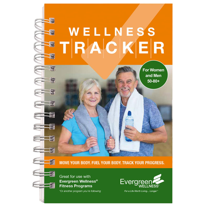 Wellness Tracker Daily Habit Tracker. Set Goals for All Physical Activity and Nutritional Habits in Spiral Bound, 10-Week Journal. Ideal for Women