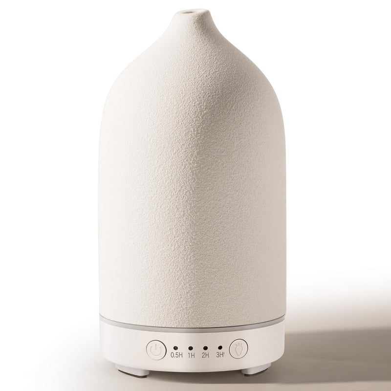 Diffuserlove Ceramic Diffuser 200ML Essential Oil Diffusers Aromatherapy Essential Oil Diffuser for Room 2 Mist Modes Air Diffuser for Home