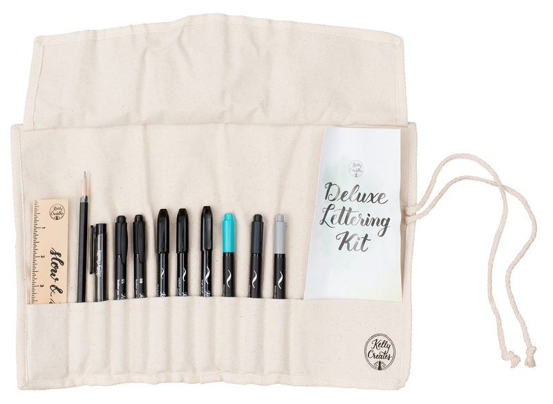 Kelly Creates 13 Piece Deluxe Lettering Kit, Multicolor