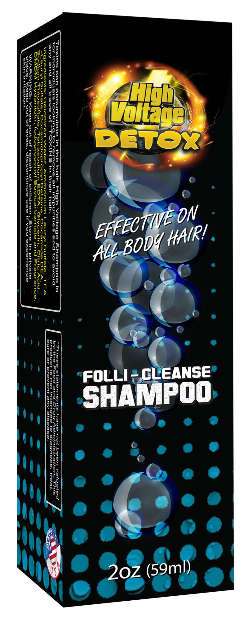 Ppmarket High Voltage Hair Follicle Cleanser Detox Test Shampoo 3