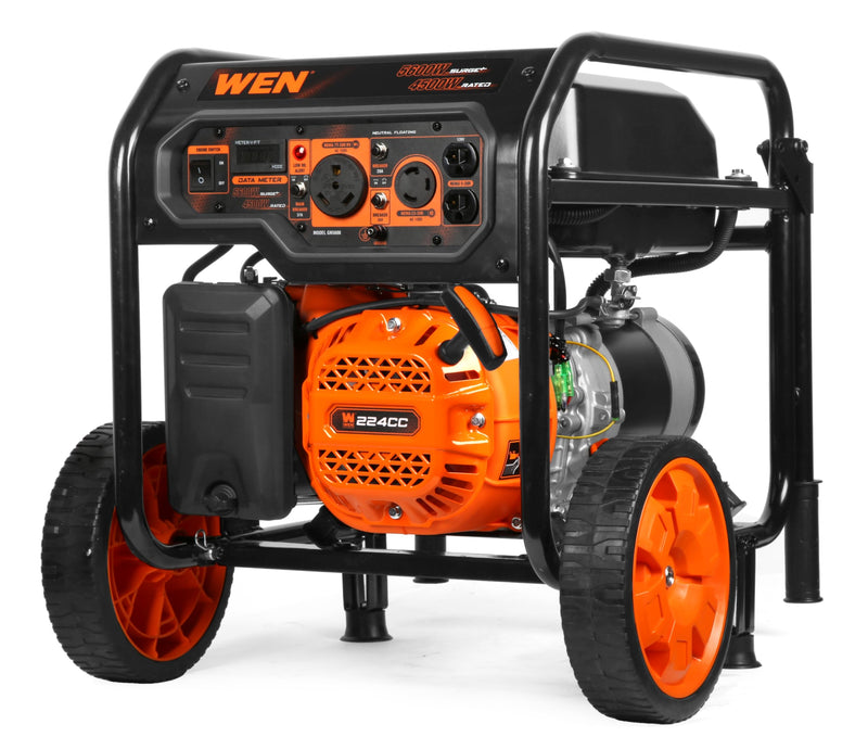 WEN 5600-Watt Portable Generator, 224Cc, Transfer-Switch and Rv-Ready (GN5600)