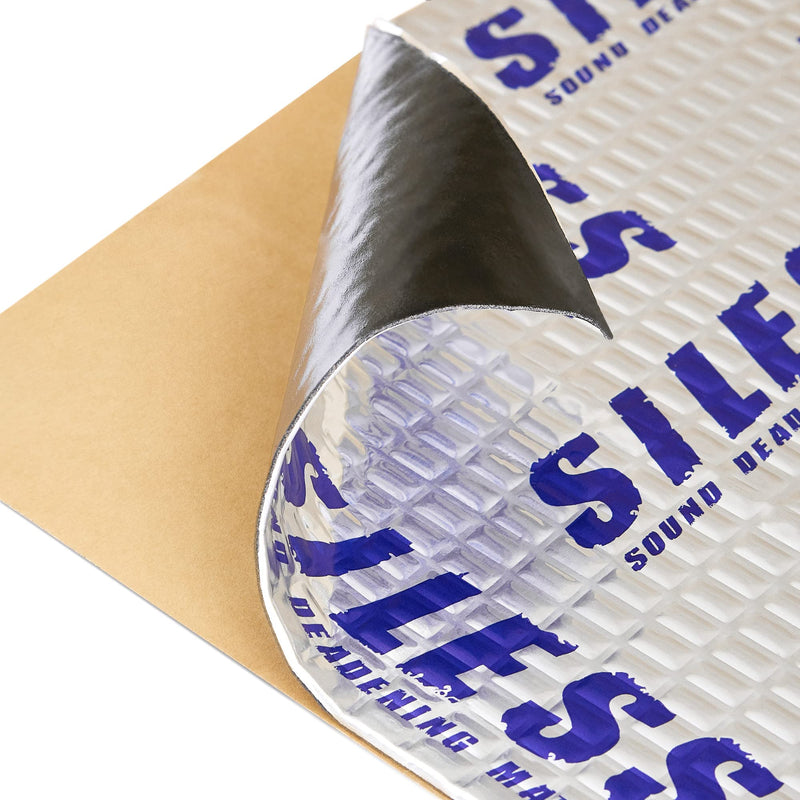 Siless 50 Mil (1.3Mm) 26 Sqft Car Sound Deadening Mat - Butyl Automotive Sound Deadener - Noise Insulation and Vibration Dampening Material ( 26 Sqft)