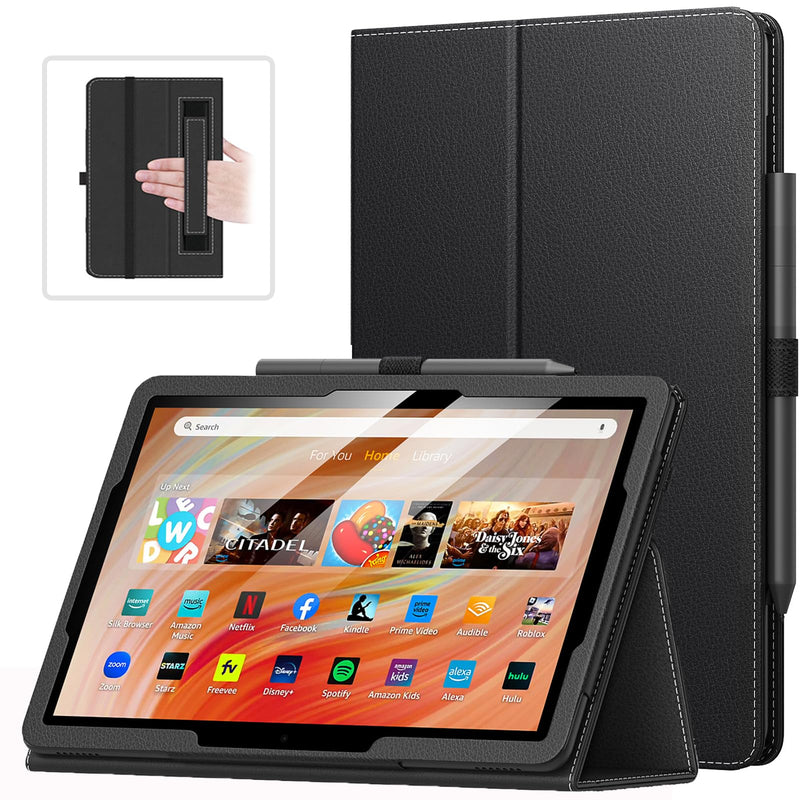 Moko Case Fits All-New Amazon Kindle Fire HD 10 & 10 plus Tablet (13Th/11Th Generation, 2023/2021 Release) 10.1" - Slim Folding Stand Cover with