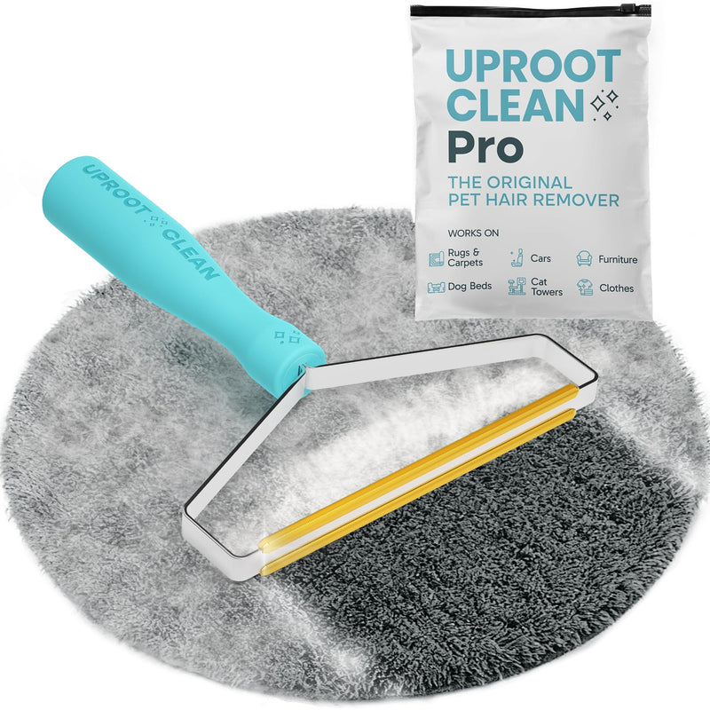 Uproot Cleaner Pro Pet Hair Removal Tool - Special Dog Hair Remover Multi Fabric Edge and Carpet Rake by Uproot Clean - Cat Fur Remover for Couch,
