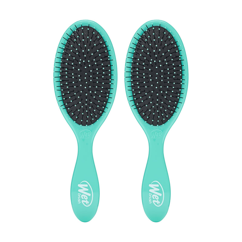 Wet Brush Original Detangler Hair Brush, Amazon Exclusive Aqua- Ultra-Soft Intelliflex Bristles-Detangling Hairbrush Glides through Tangles - All