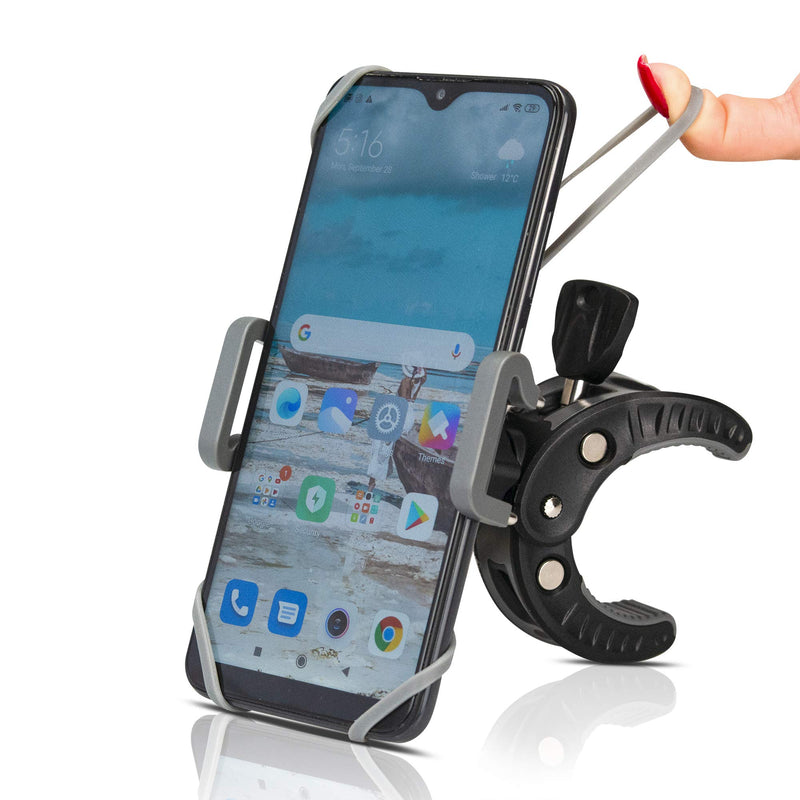 Baby Stroller Phone Holder, Shopping Cart, Golf Cart, Push Cart, Bike Phone Mount, for Motorcycle, Scooter, ATV, Boat, Spin Bike, Treadmill,